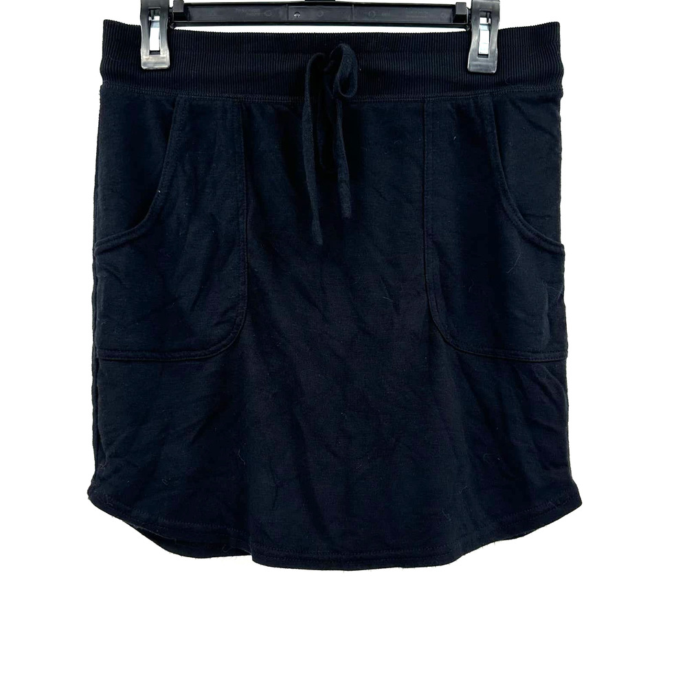 Balance Collection size medium black elastic waistband drawstring skirt‎